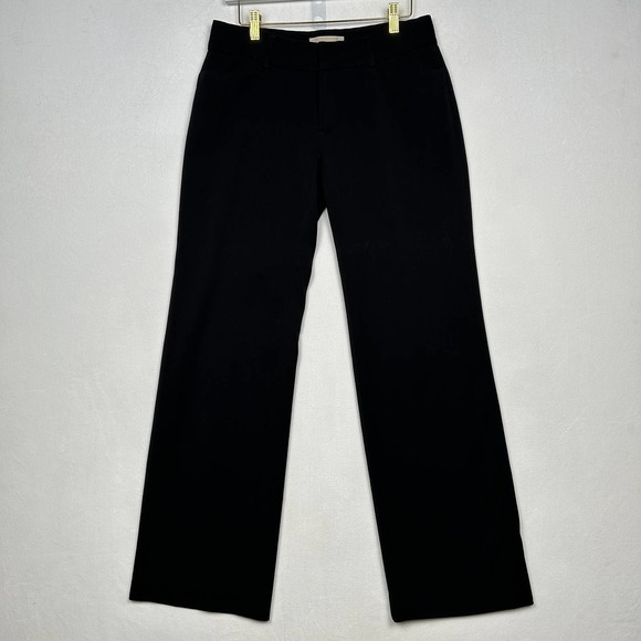 MICHAEL Michael Kors Women's Size 4 Black Dress Pants Mid Rise Business Trousers - Picture 1 of 11